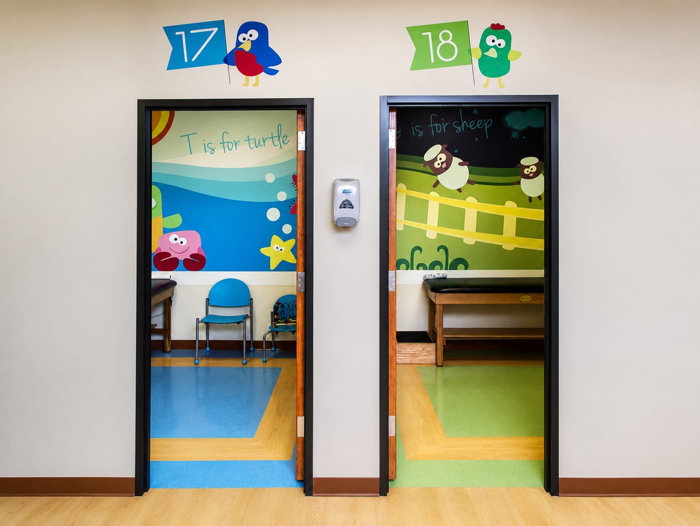 Exam Rooms 17 & 18